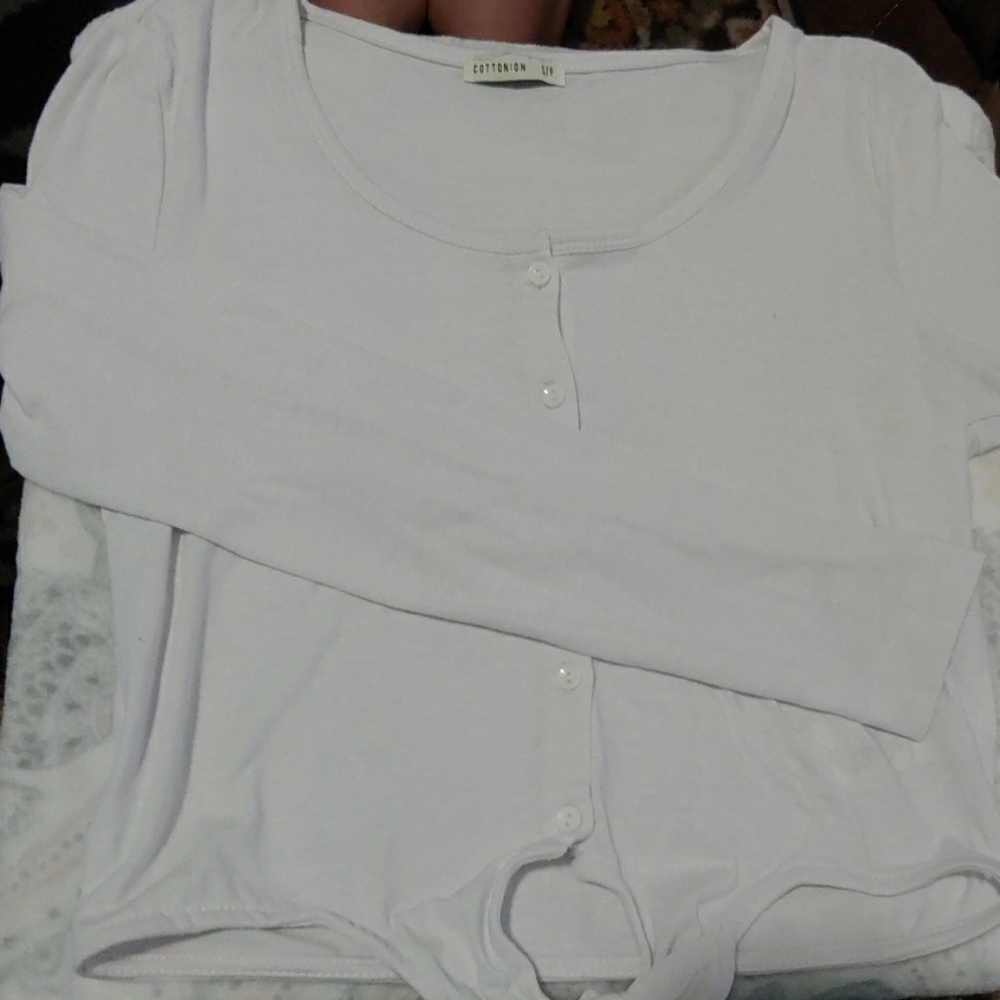 Long sleeve white shirt